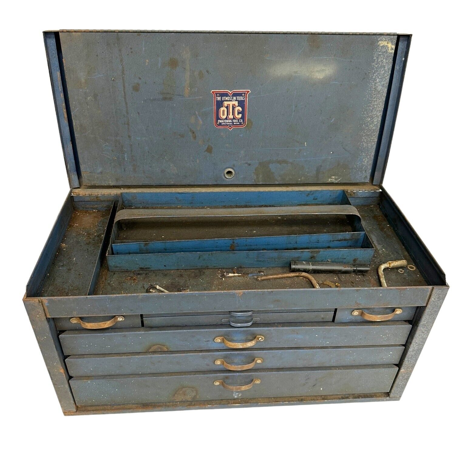 Rare Vintage OTC 7 Drawer Toolbox Without Keys
