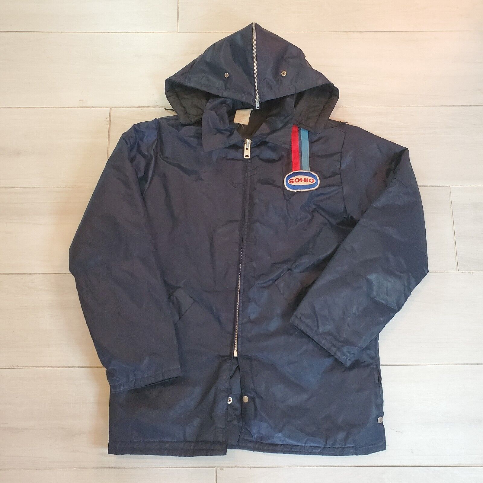 Vintage Sohio Oil Gas Service Uniform Jacket Men's Size Medium Rare Workwear 