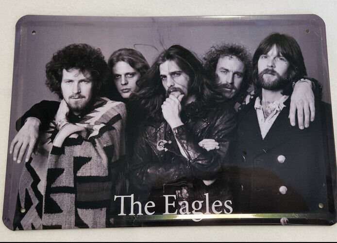 12/8 The Eagles- Desperado Recording Session. Metal Sign. Super rare