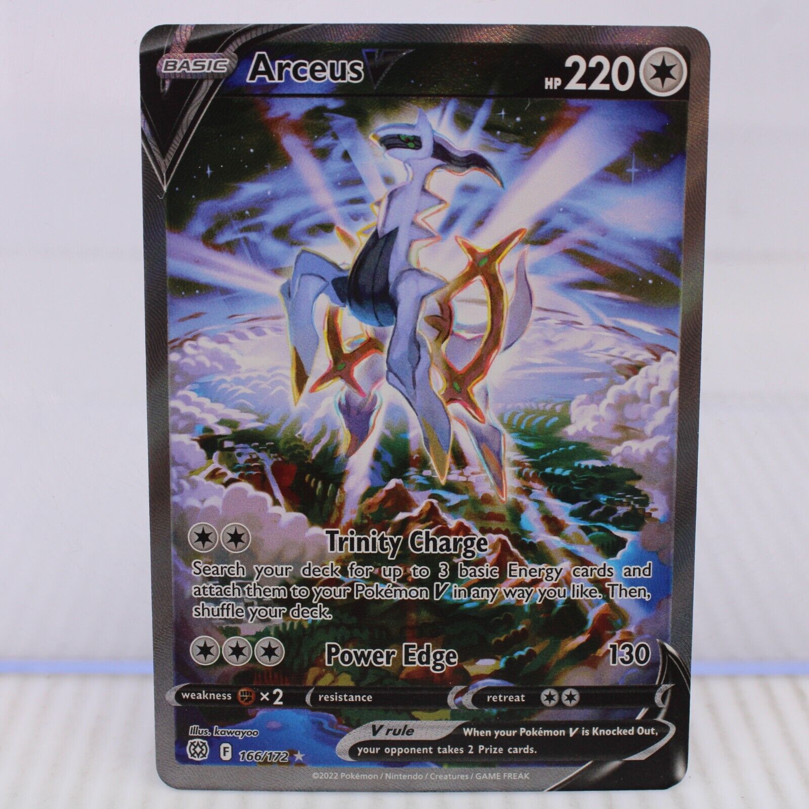 A7 Pokémon Card TCG SWSH Brilliant Stars Arceus V Alt Art Ultra Rare 166/172