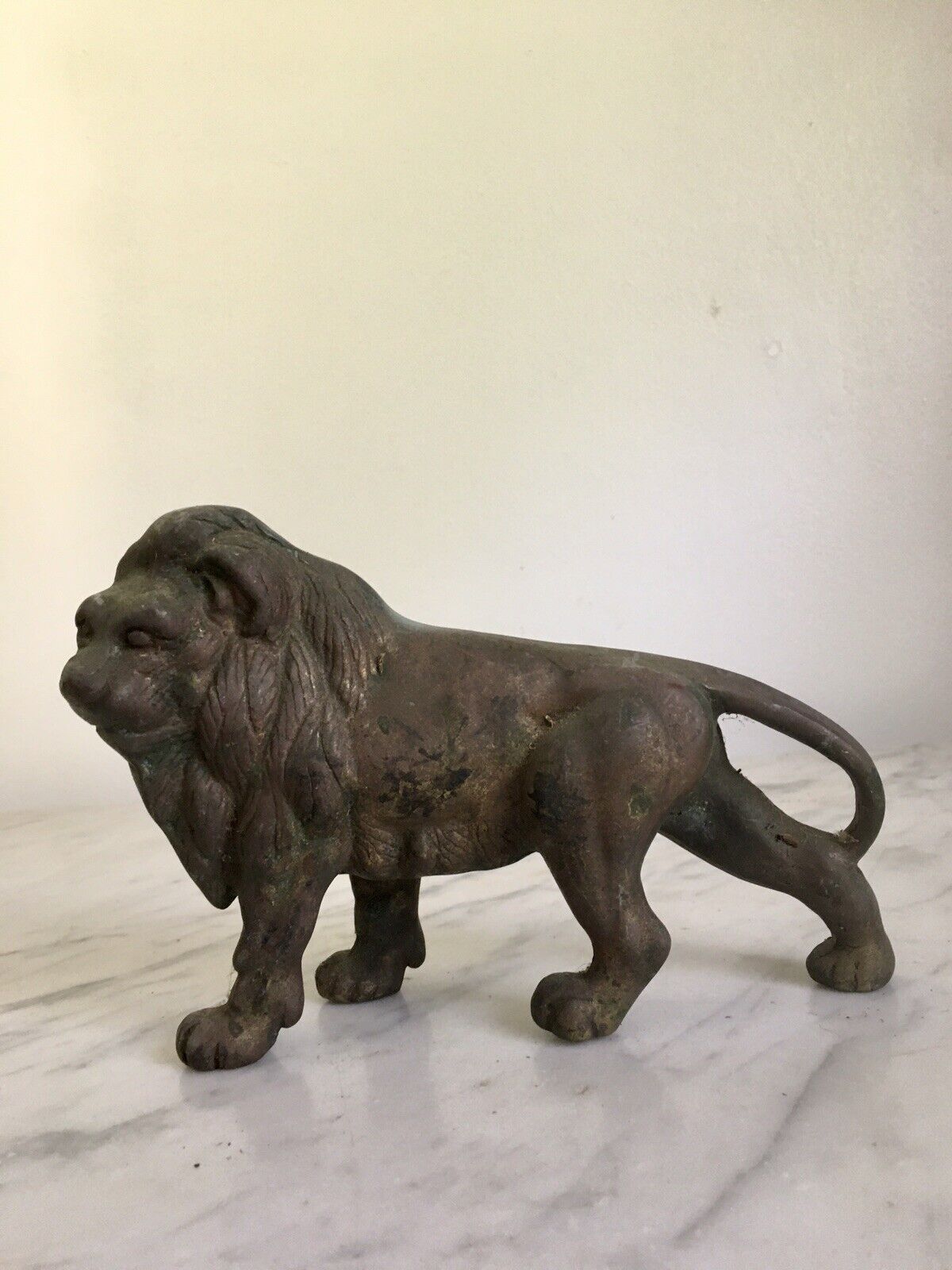 Vintage Lion Figure Metal