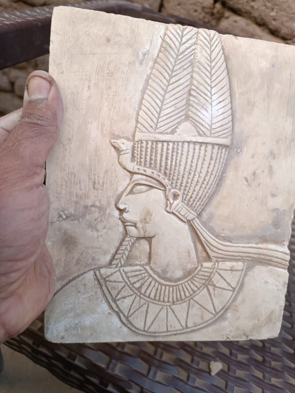 Unique Famous stela Ancient Egyptian Antiquities Egyptian Palette King Akhenaten