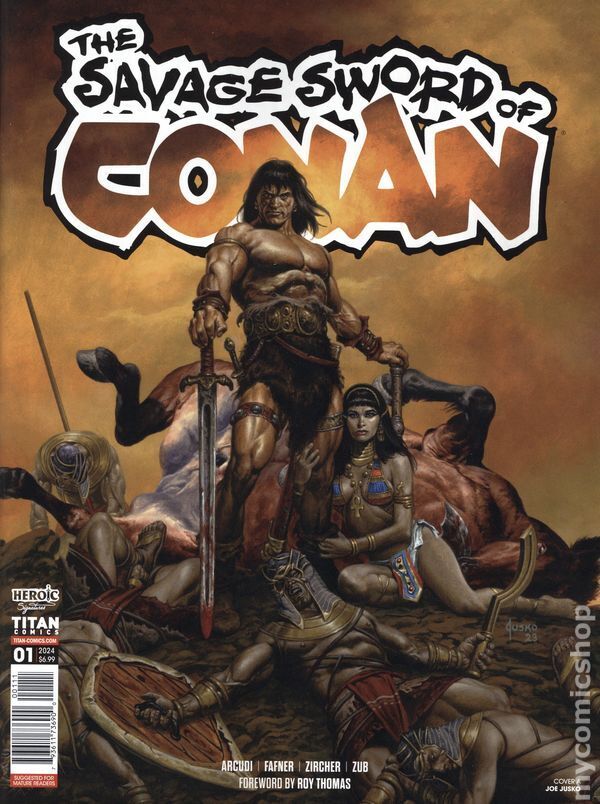 Savage Sword of Conan 1A FN 2024 Stock Image