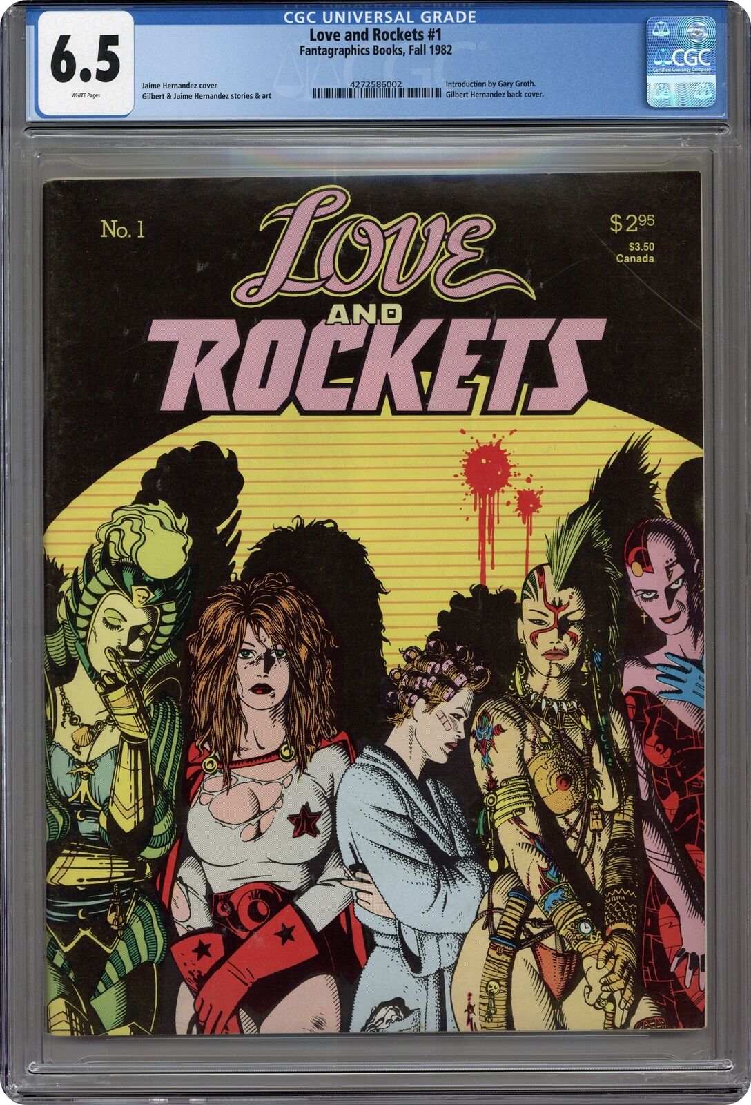 Love and Rockets Magazine #1 CGC 6.5 1982 4272586002