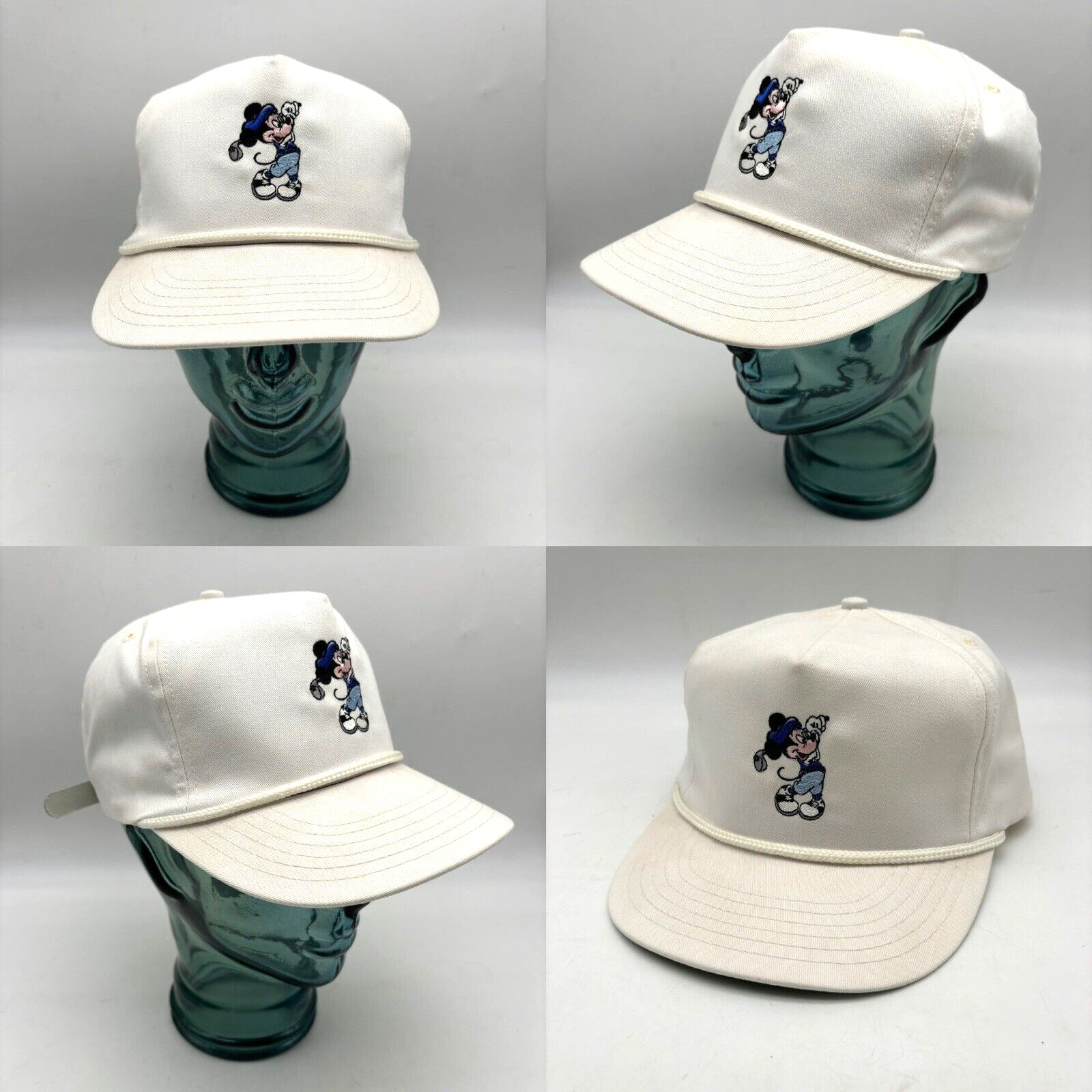 Vintage 90s Disney Pro Collection Mickey Mouse Embroidered Adjustable Golf Hat