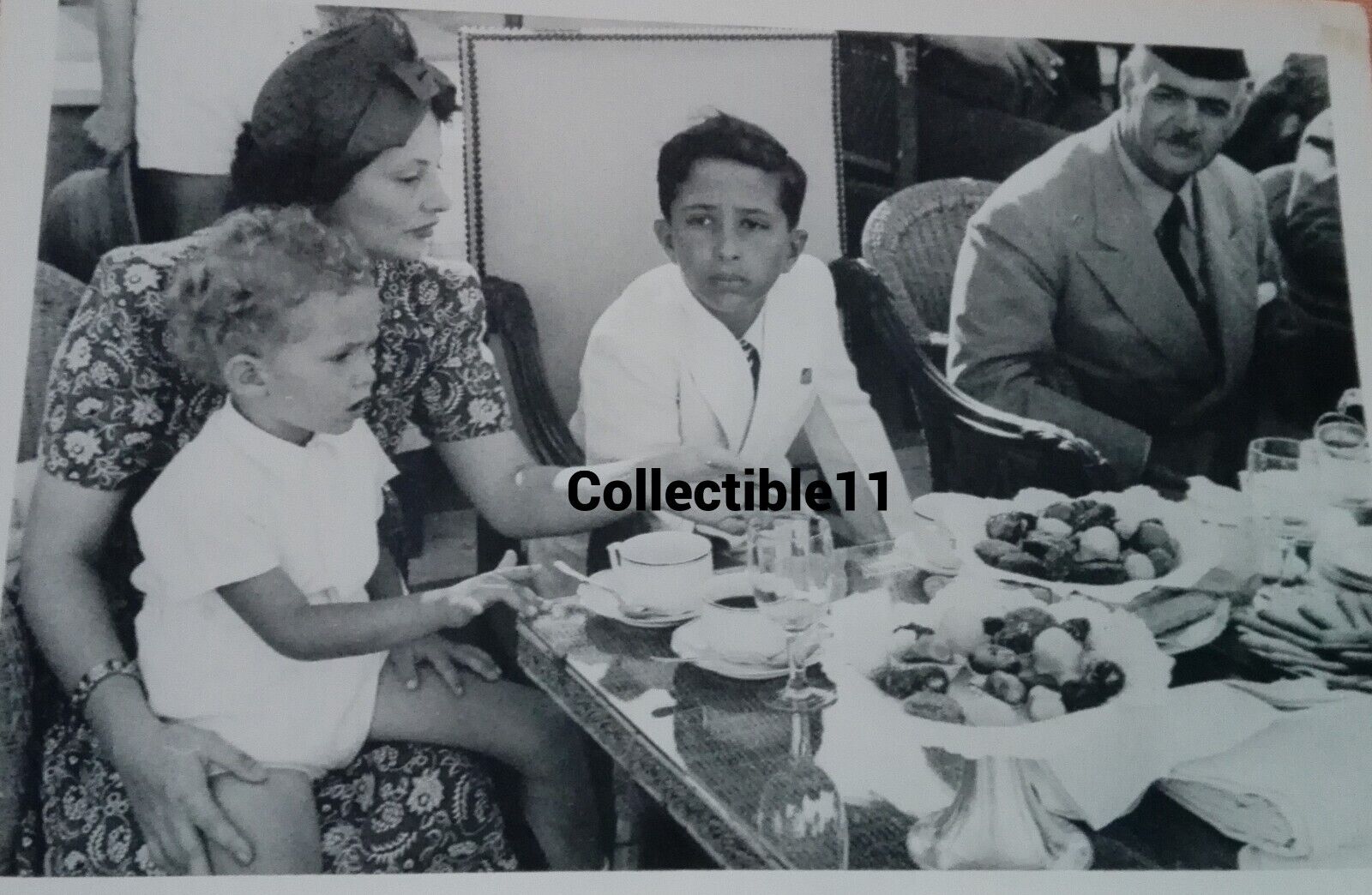 Iraq. Reprinted photo of King Faisal II as boy king,  Egypt-