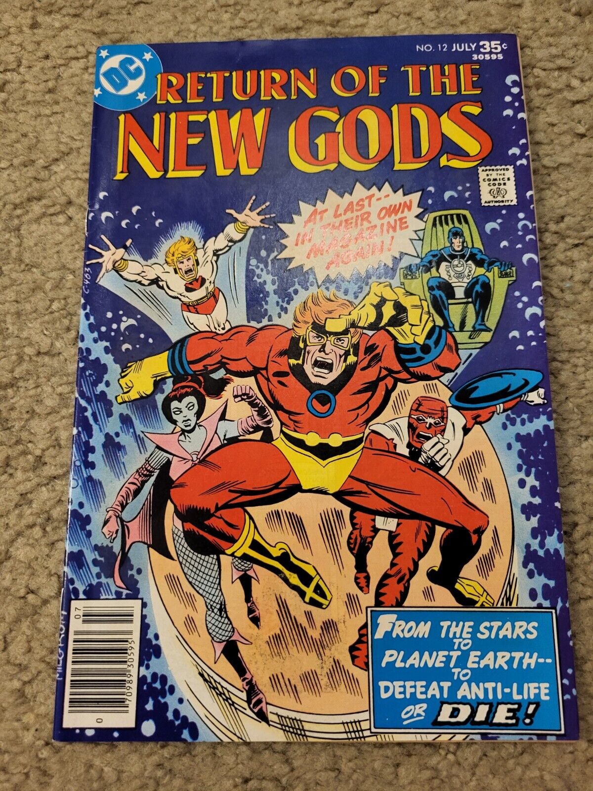 The NEW GODS 12 (Return of The) DC Comics lot Darkseid 1977 HIGH GRADE