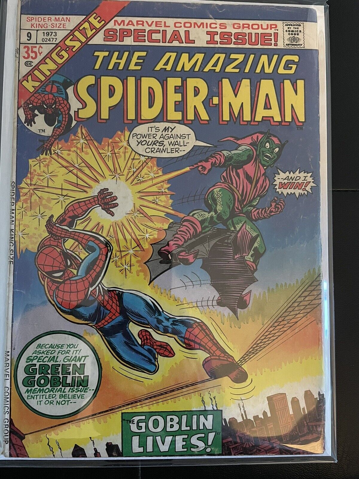The Amazing Spider-Man King-Size Special Issue #9 (1973) The Green Goblin