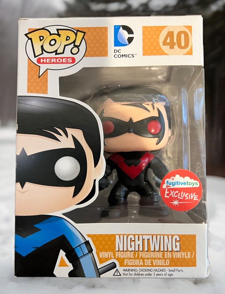 Funko Pop GRAIL - Nightwing #40 - DC Comics Heroes - Red Fugitive Toys Exclusive