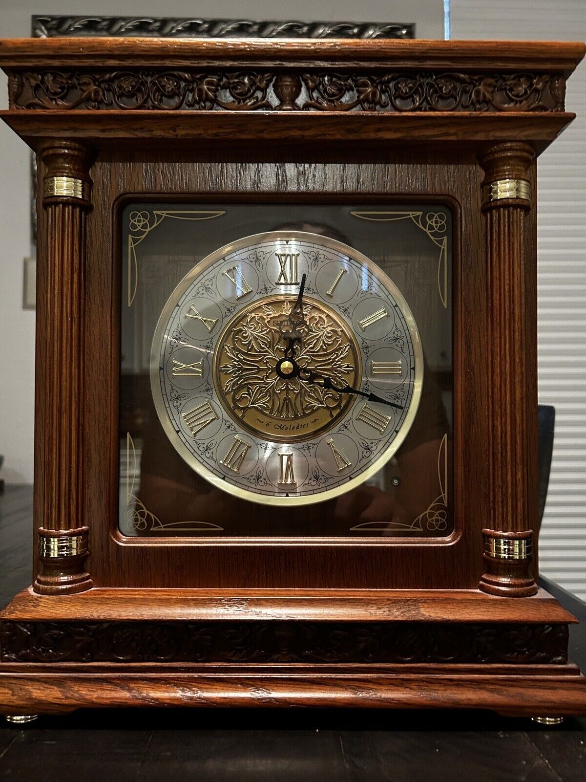 Wooden Seiko Clock