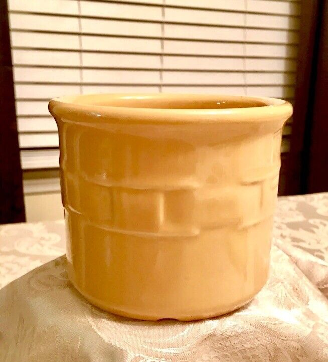 Beautiful Longaberger Pottery Butternut Color Custard Parfait Cup Bowl