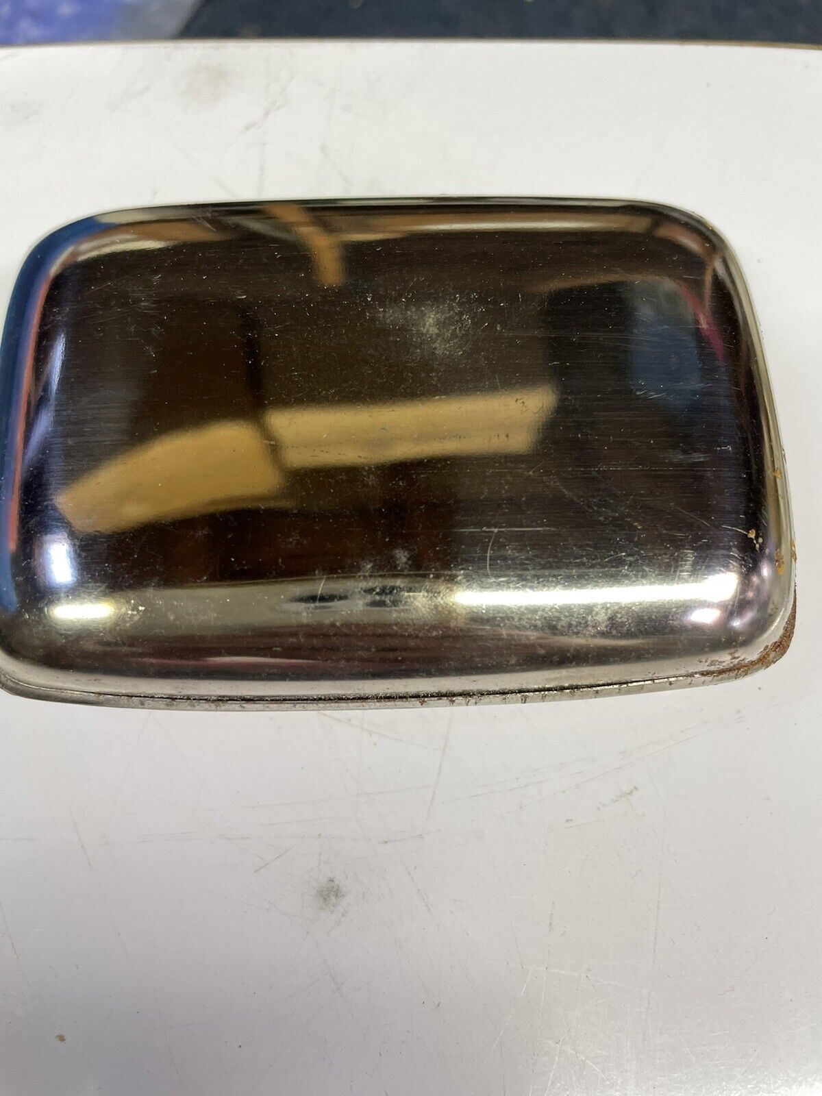 “Stash tin” Vintage Unused Made In Italy Silver Cigarette Holder 1970’s
