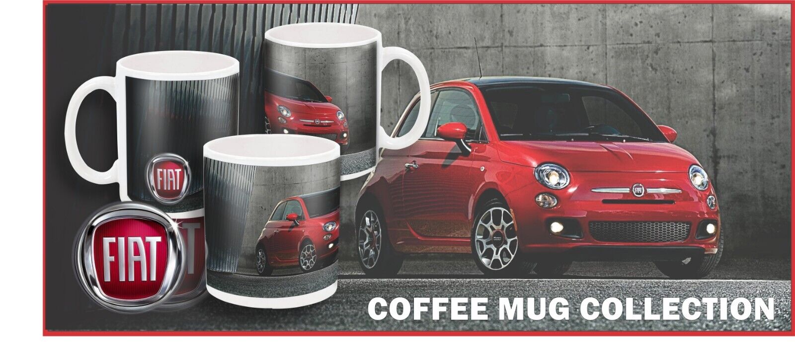 Fiat 500 Coffee Mug Collection