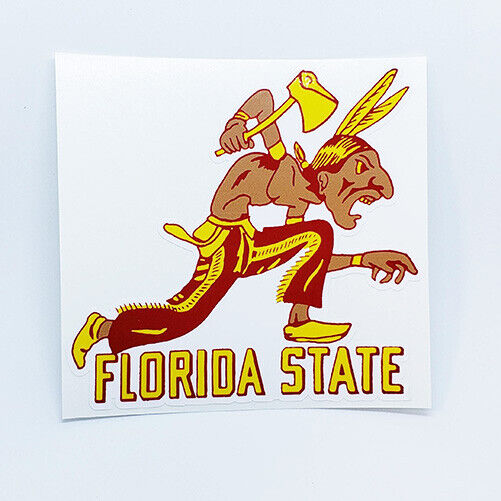 FLORIDA STATE UNIVERSITY, SEMINOLES Vintage Style College DECAL, Vinyl STICKER