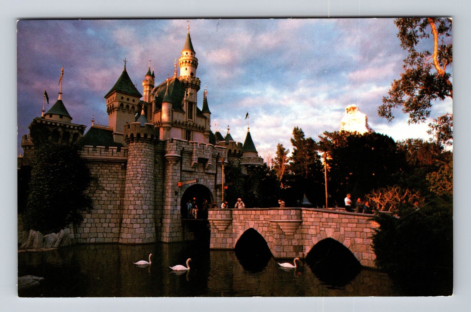 Anaheim CA-California, Disneyland, Sleeping Beauty Castle Vintage Postcard