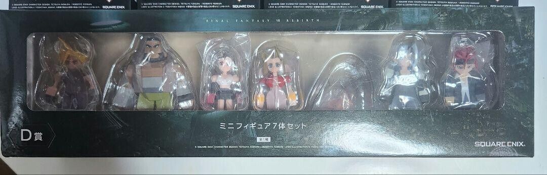 Final Fantasy VII FF7 Rebirth Kuji D Prize Mini Figure set SQUARE ENIX