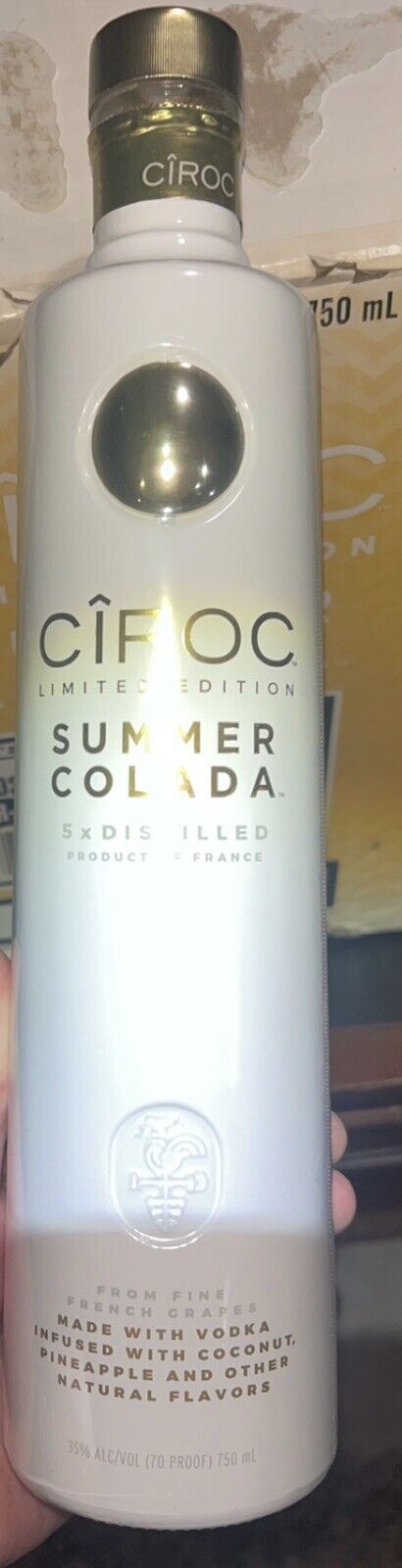 Ciroc Summer Colada Limited Edition Bottle EMPTY