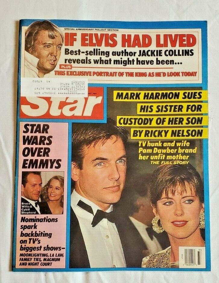 1987 Star magazine, If ELVIS had lived, Bruce Willis & Cybill Shepherd and more