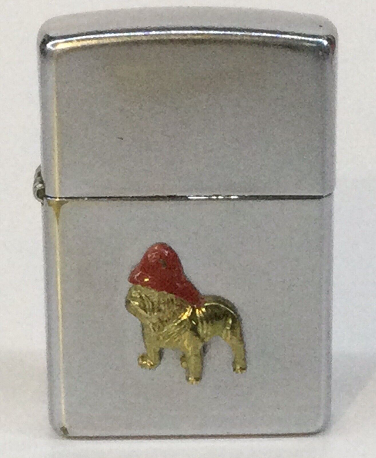 Zippo Mack Truck Bulldog With Fire Fighters Helmut, 2004 Used