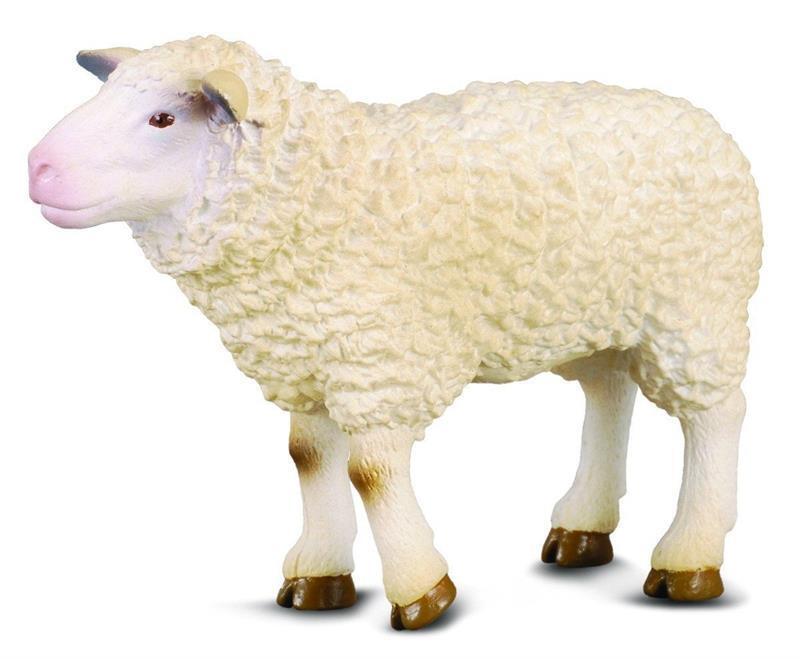 Breyer Horses Corral Pals White Sheep #88008 Lamb, Wool, Wooly, White
