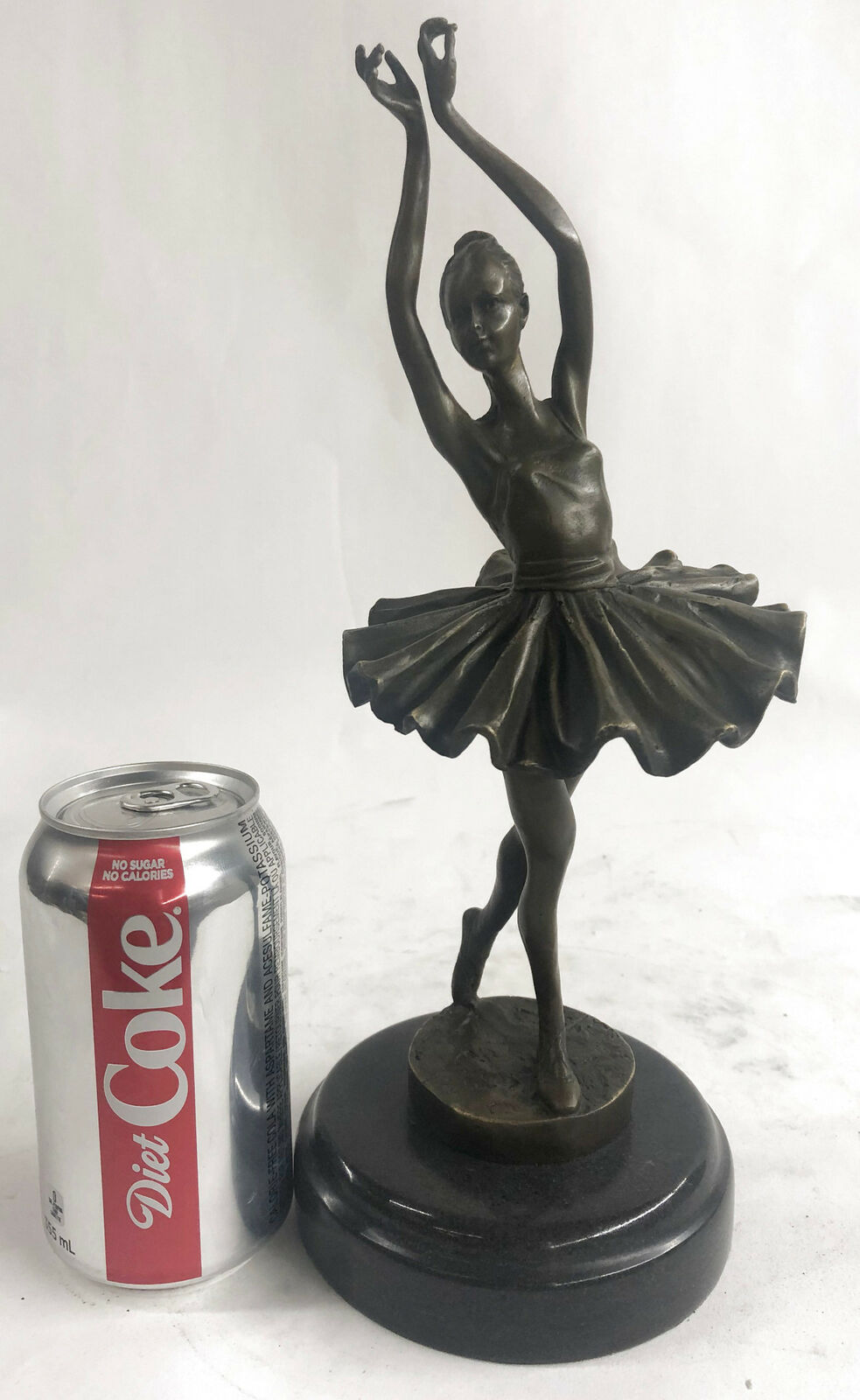 Bronze Handcrafted Art  Sculpture Prima Ballerina Dancer Ballet Statue Metal Art