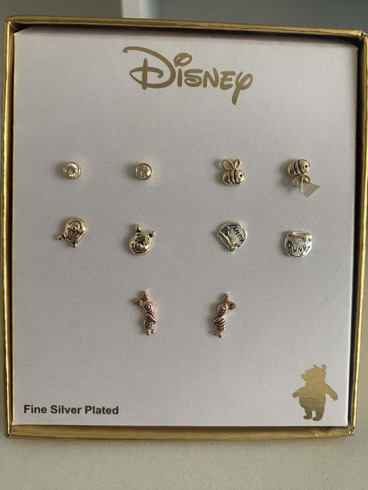 Disney Winnie The Pooh Earrings Brand New