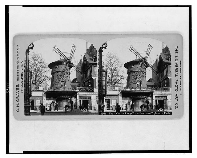 The Moulin Rouge the warmest place in Paris France Old Photo