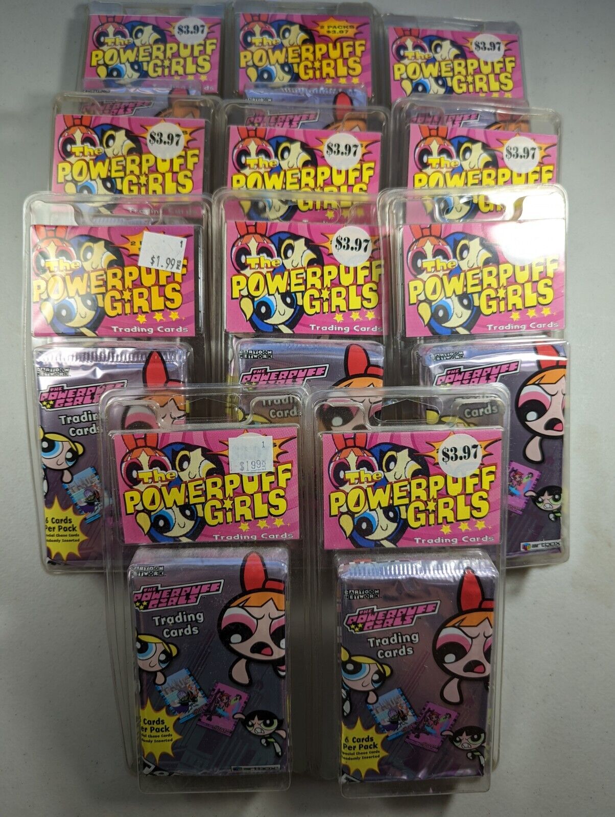 2000 ArtBox Powerpuff Girls Series 1 Trading Cards Sealed 2-Pack Cartoon Network