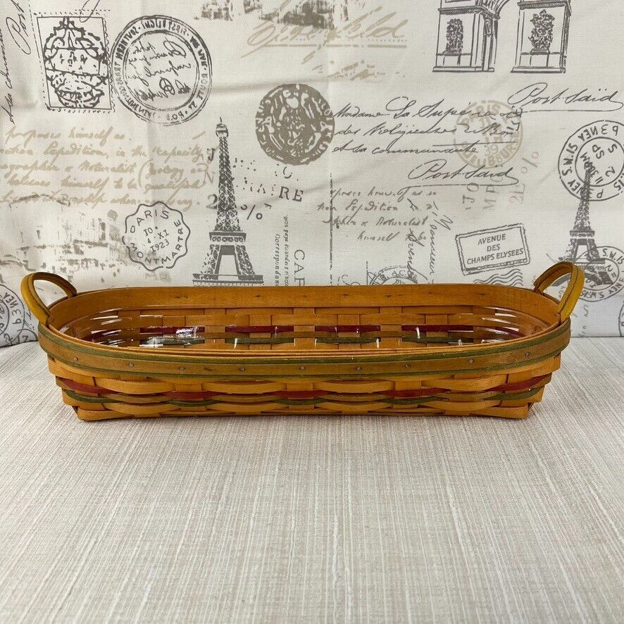Longaberger 2000 Autumn Reflections Small Harvest Blessings Basket w/Protector