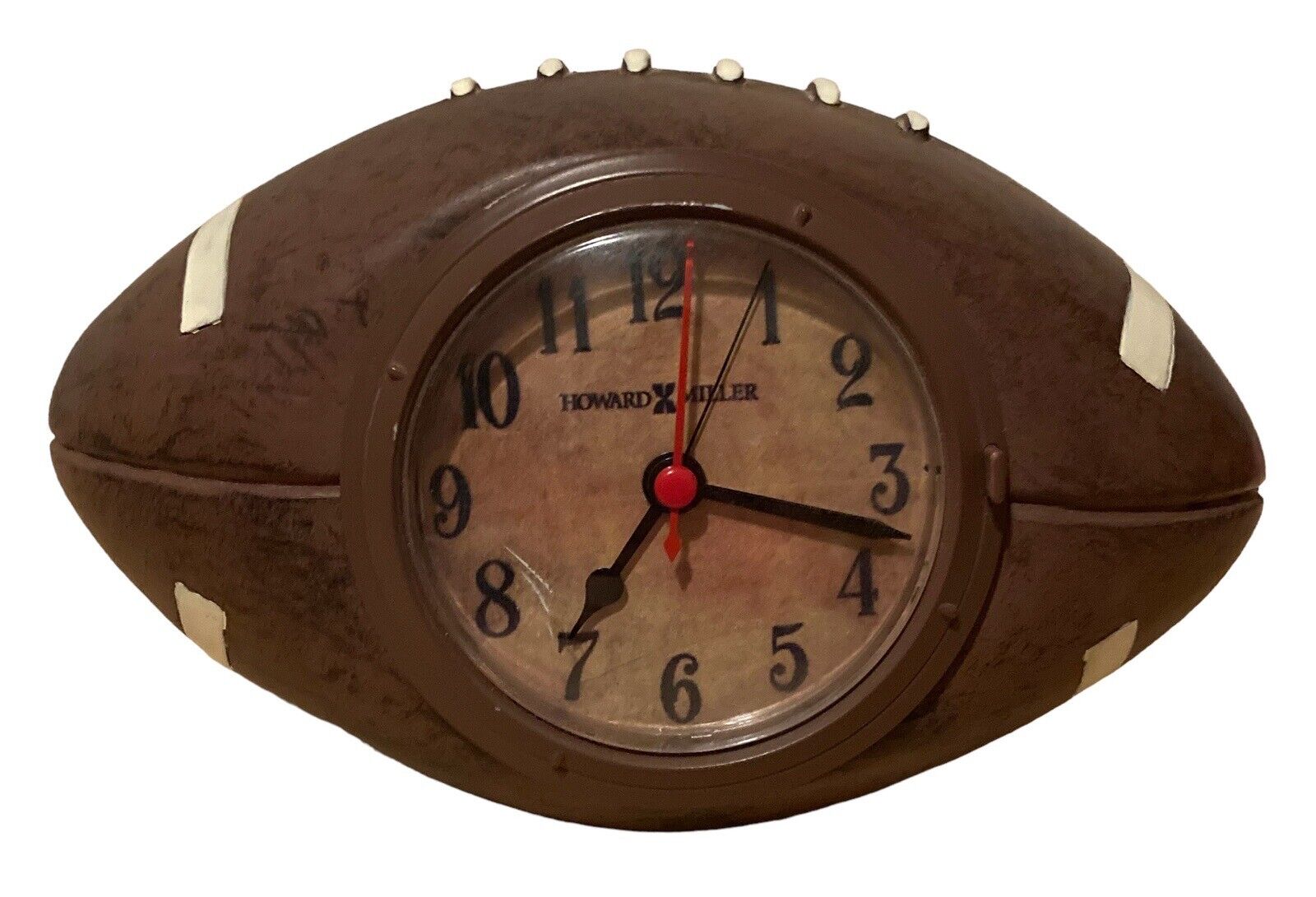 Vintage Howard Miller Clock  Football Tested/Works