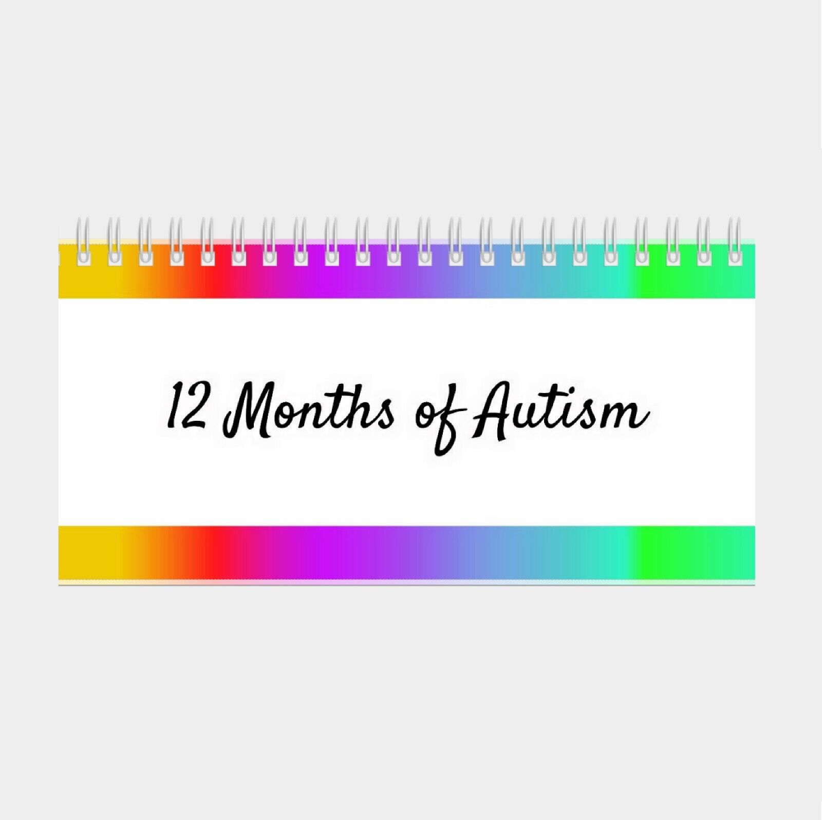Autism Calendar | autism gifts for moms | 12 Months of Autism 2025