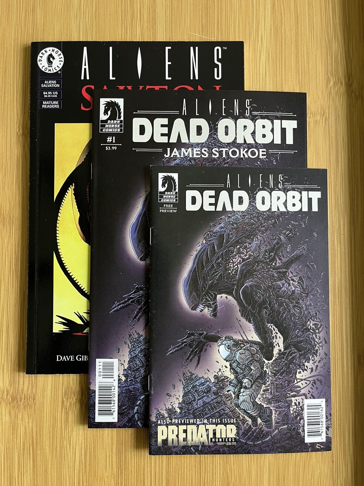 Aliens Salvation and Dead Orbit Bundle - 1st Prints and Ashcan