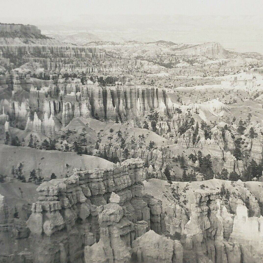 Bryce Canyon Park 1930s Utah Panorama Paunsaugunt Plateau Photo Stereoview H154
