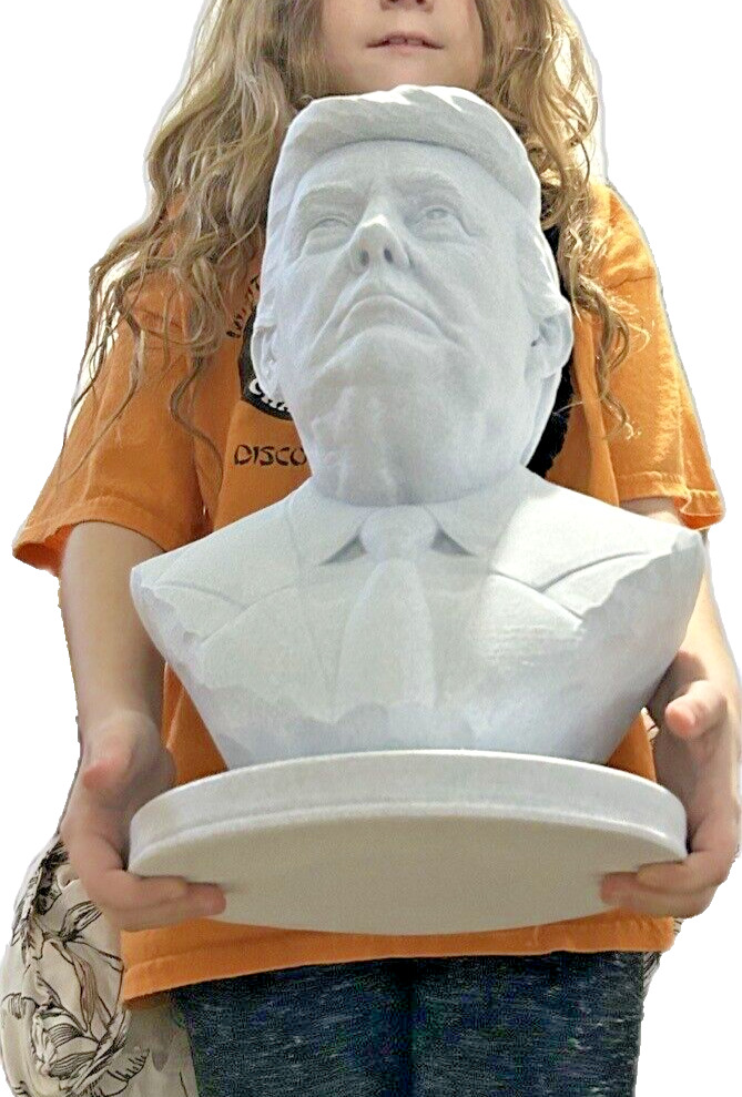 Gigantic 343MM Tall President Donald Trump Bust Marble 3d Print  FREE Gift 🎁