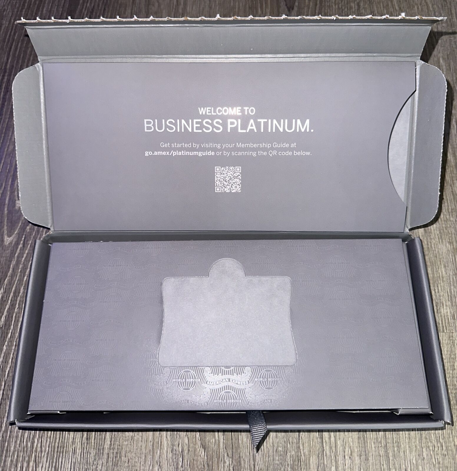 American Express Platinum Welcome Box- No Card