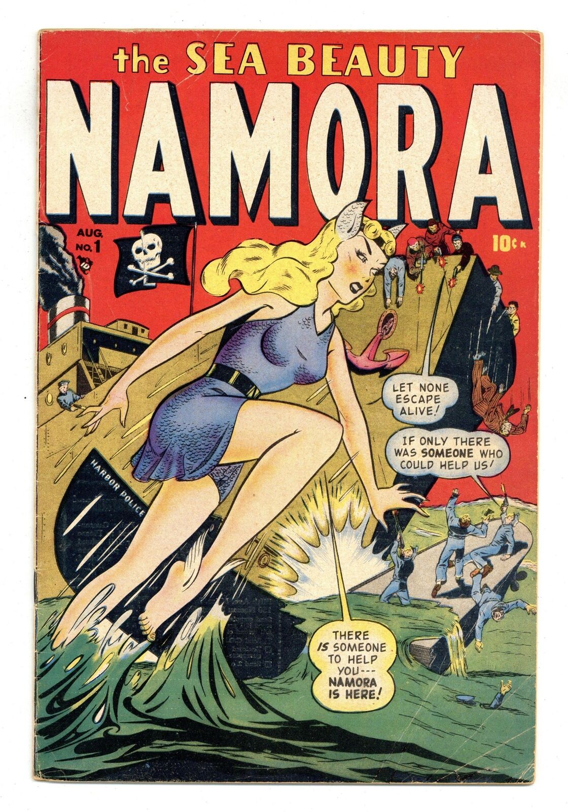 Namora #1 VG 4.0 RESTORED 1948