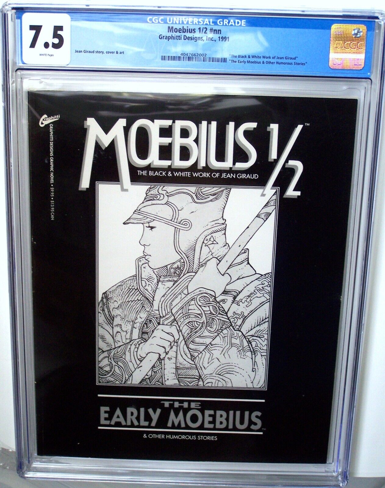 MOEBIUS #1/2 Early Moebius  B/W Work of Jean Giraud  Super Rare CGC 7.5 VF-