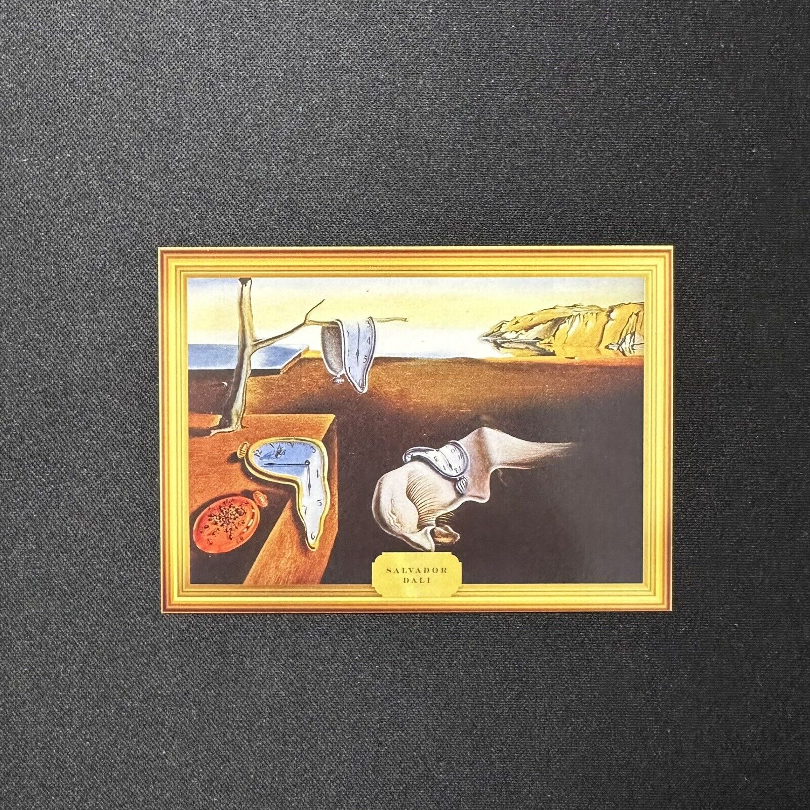 SALVADOR DALI 2023 Pieces of the Past PERSISTENCE OF MEMORY#28 Art Card