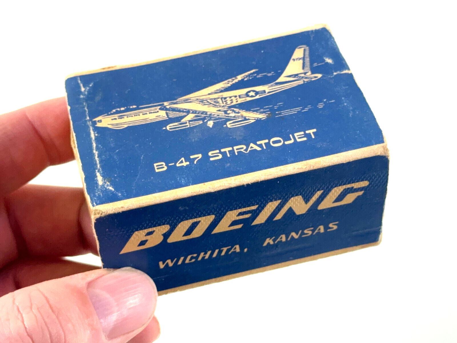 vtg Boeing B-47 Stratojet Advertising Box wichita kansas KS