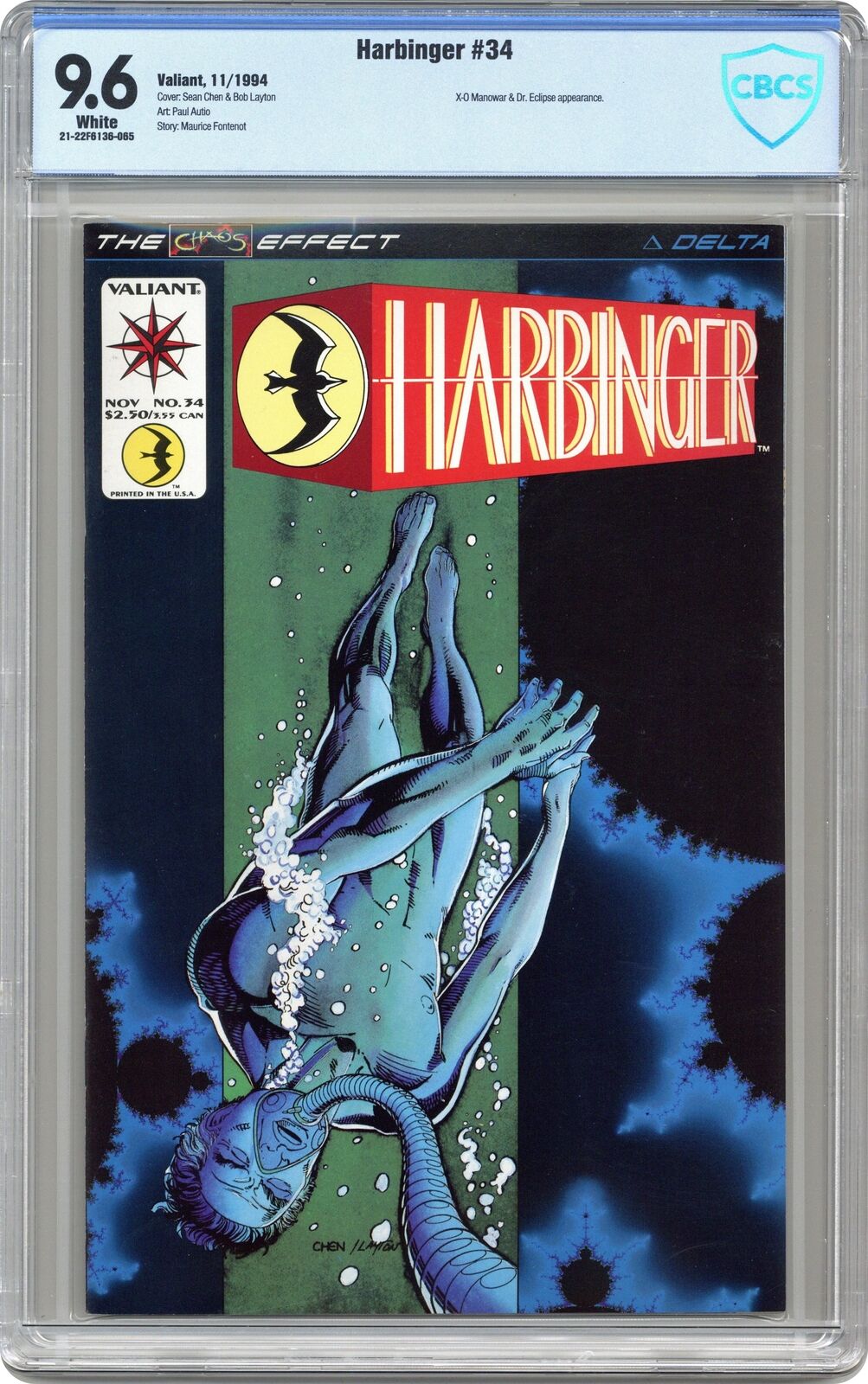 Harbinger #34 CBCS 9.6 1994 21-22F6136-065