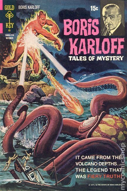 Boris Karloff Tales of Mystery #37 VG 1971 Stock Image Low Grade