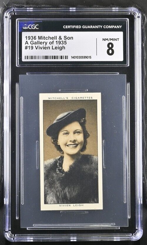 1936 Mitchell & Son Gallery Of 1935 #19 Vivien Leigh CGC 8  Gone with the Wind