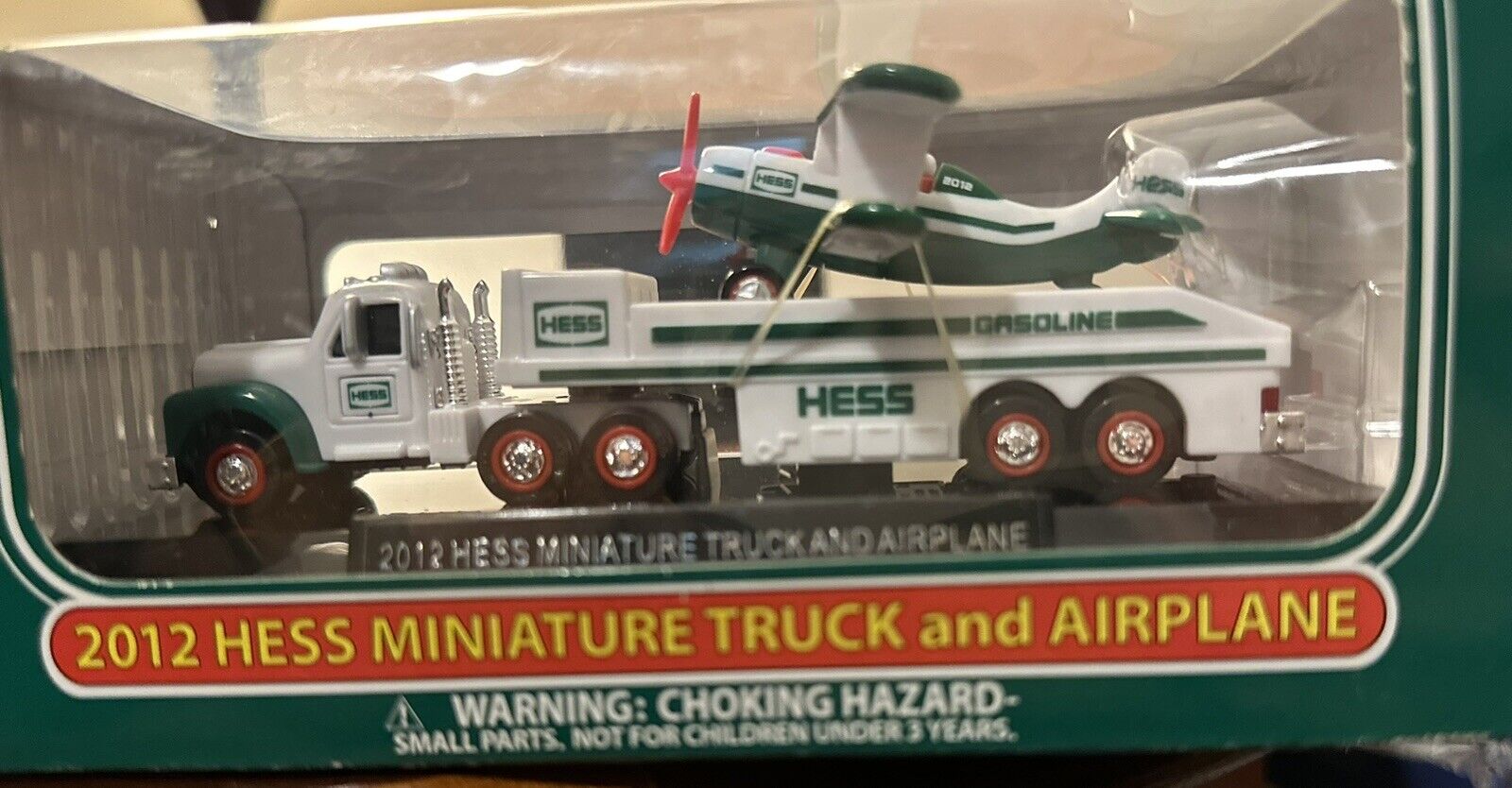 2012 HESS MINI COLLECTIBLE TOY TRUCK AND PlANE. NEW IN BOX