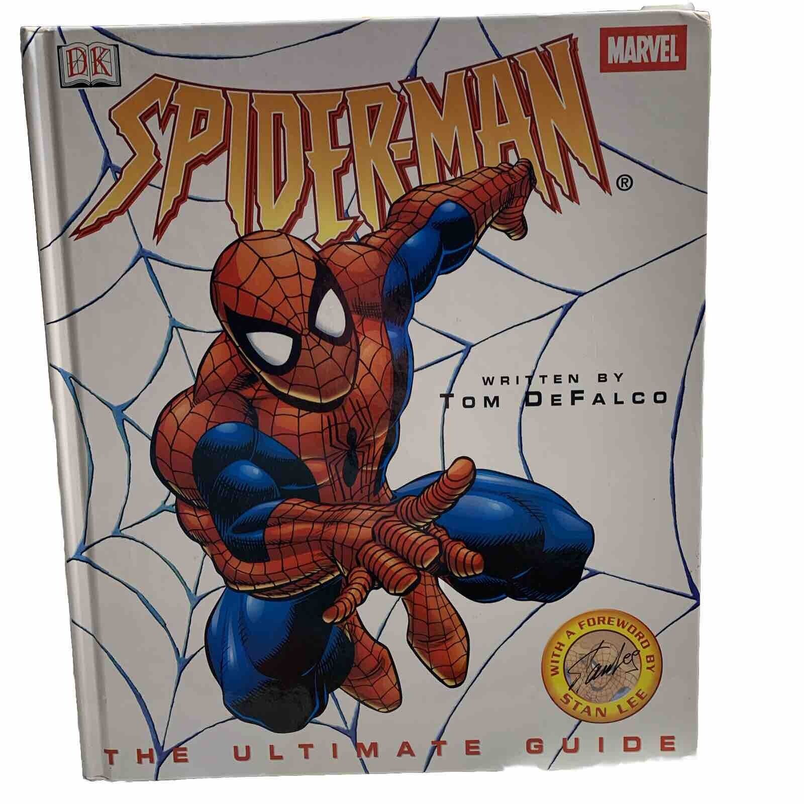 Spider-man: The Ultimate Guide by Tom DeFalco Hardback Book brilliant Marvel