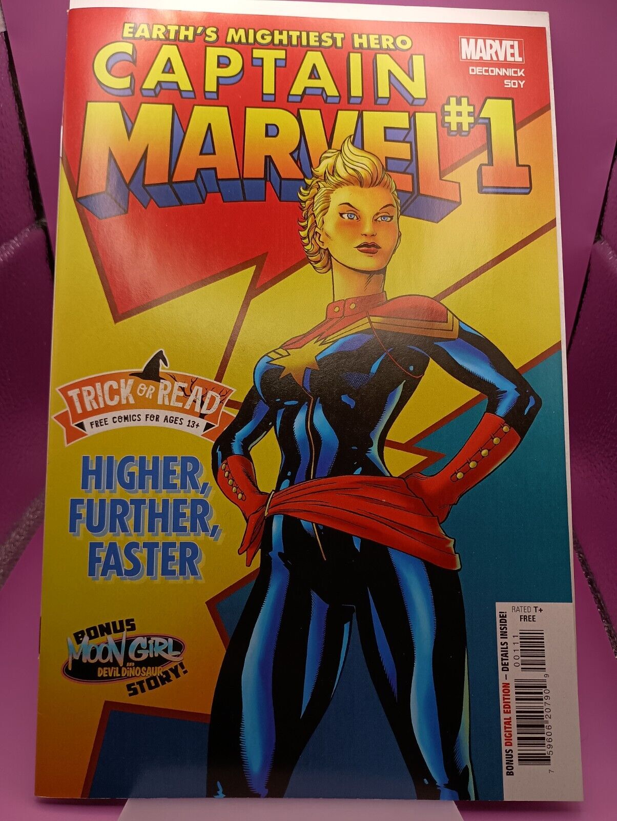 STAMPED 2023 Trick or Read Captain Marvel Promotional Giveaway Comic Book FR/SH