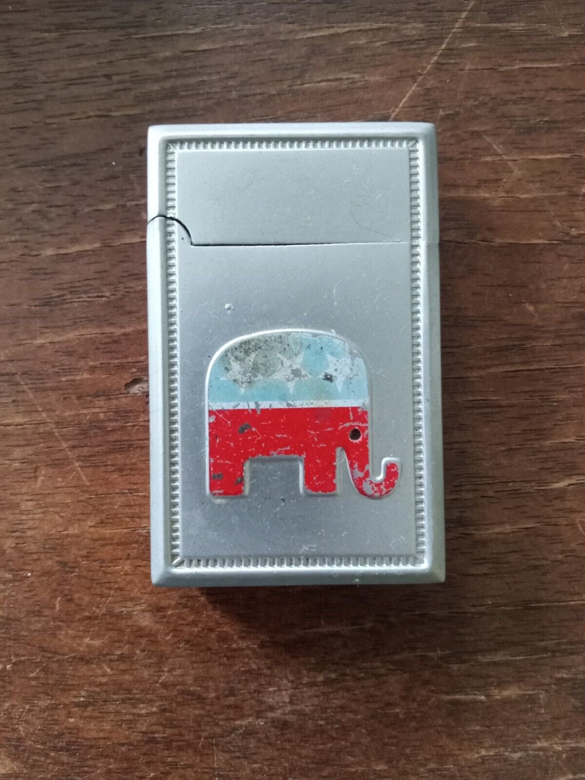 Vintage Torch Lighter Elephant 2004 GOP Republican Party Political Refillable 