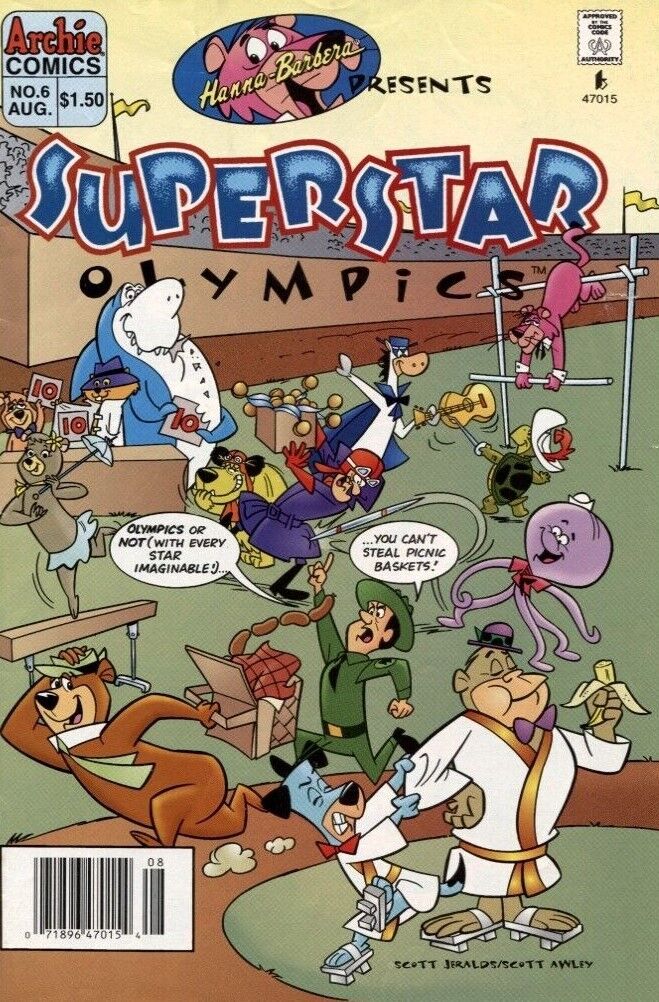 Hanna-Barbera Presents #6 (Newsstand) FN; Archie | Superstar Olympics - we combi