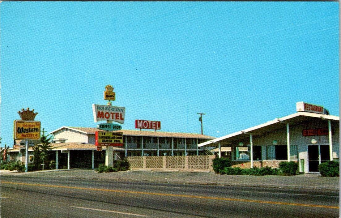 Wasco, CA California  WASCO INN MOTEL  Roadside  KERN COUNTY  ca1960\'s Postcard