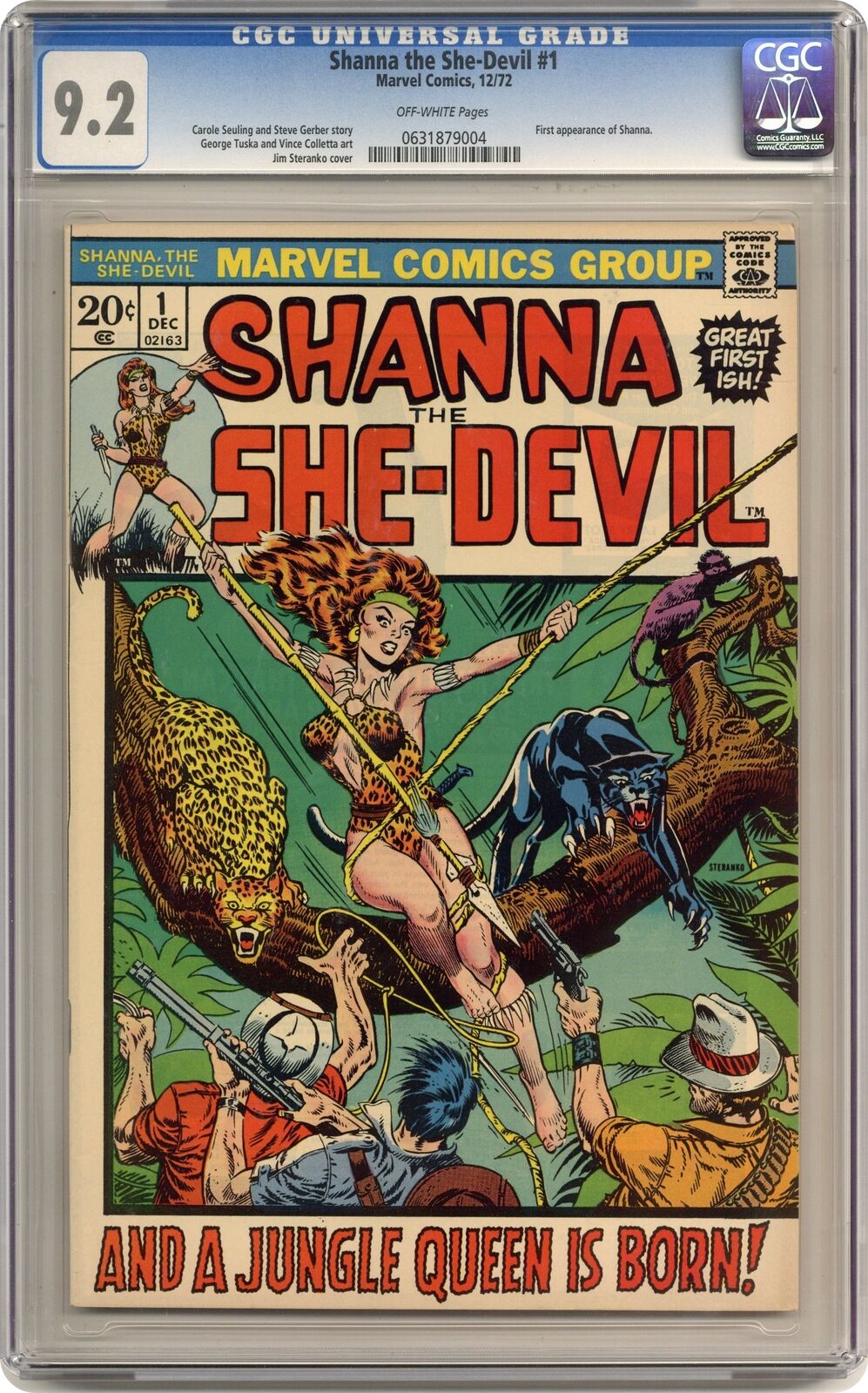 Shanna The She-Devil #1 CGC 9.2 1972 0631879004