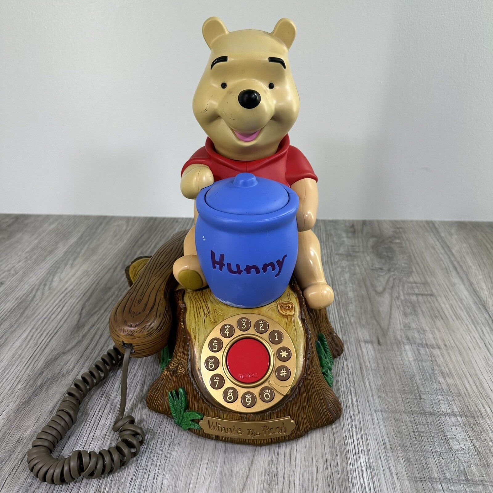 Vintage Disney Winnie The Pooh & Piglet Animated Talking Telephone Tested Works